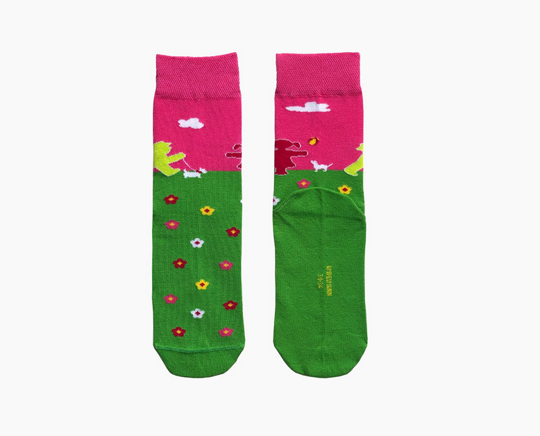 Kurzstreckenläuferin - Ampelmann Kindersocken
