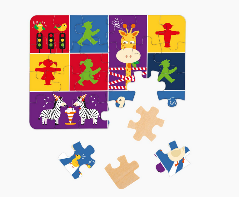Lückenfüller - Ampelmann Puzzle