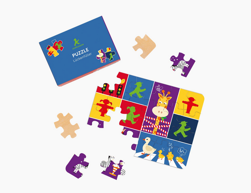 Lückenfüller - Ampelmann Puzzle