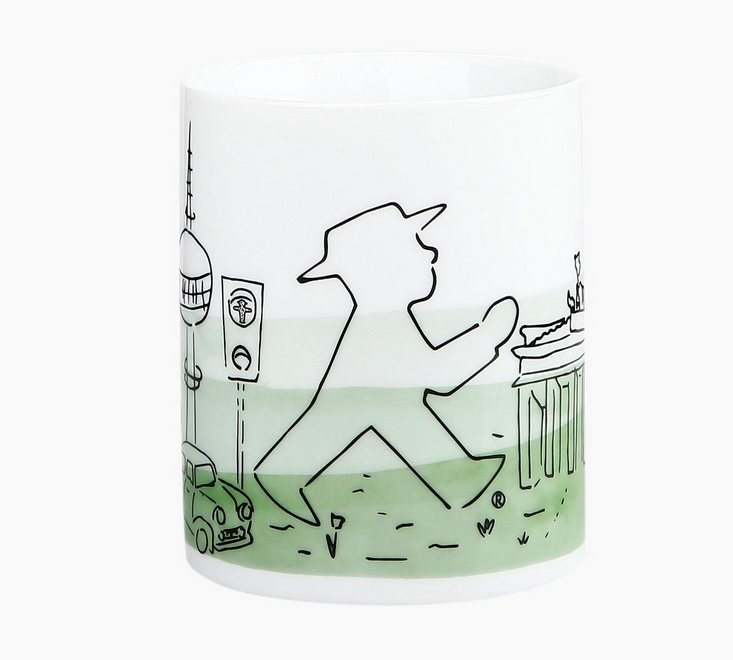 Frühaufsteher - Ampelmann Tasse