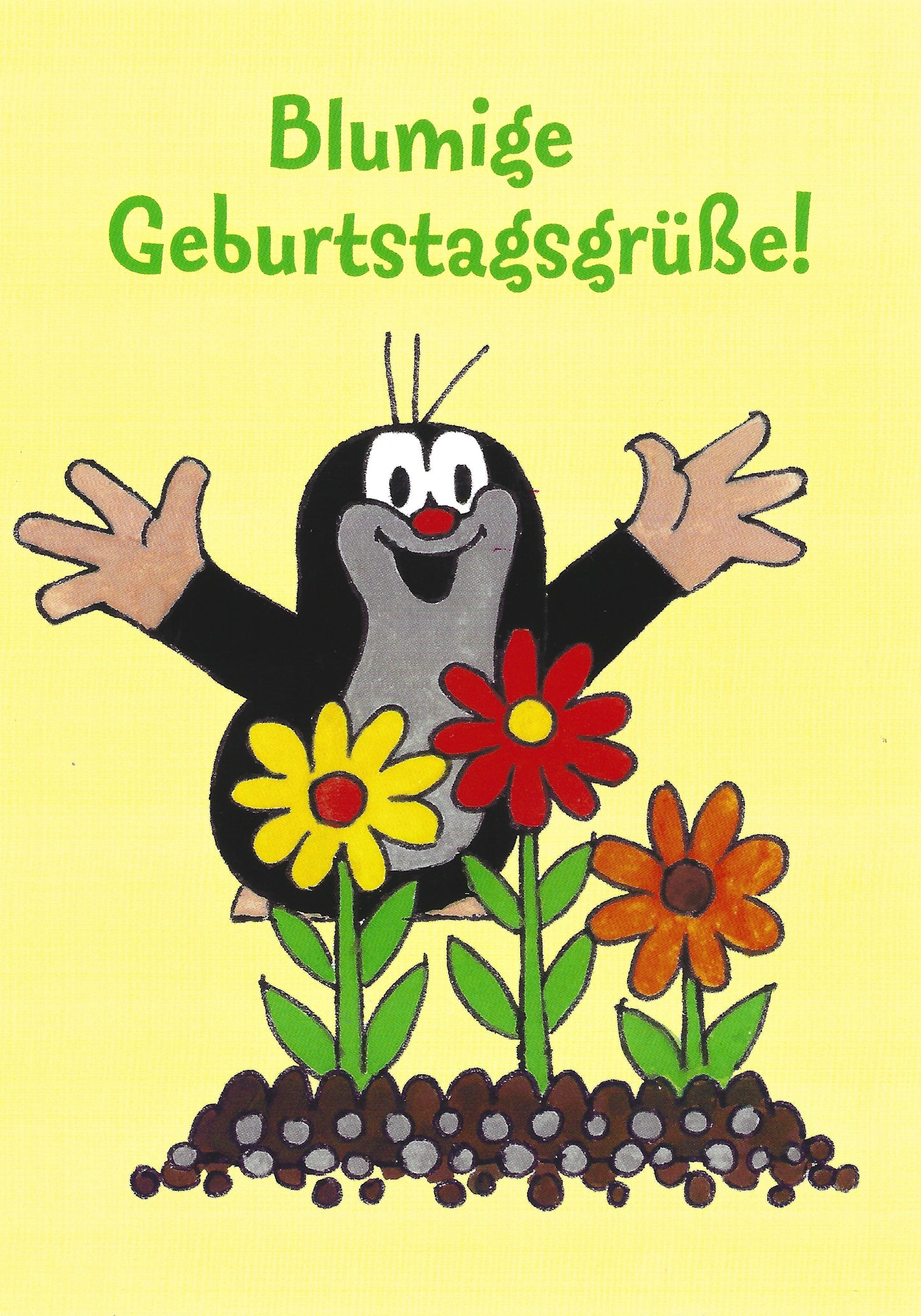Postkarte Maulwurf