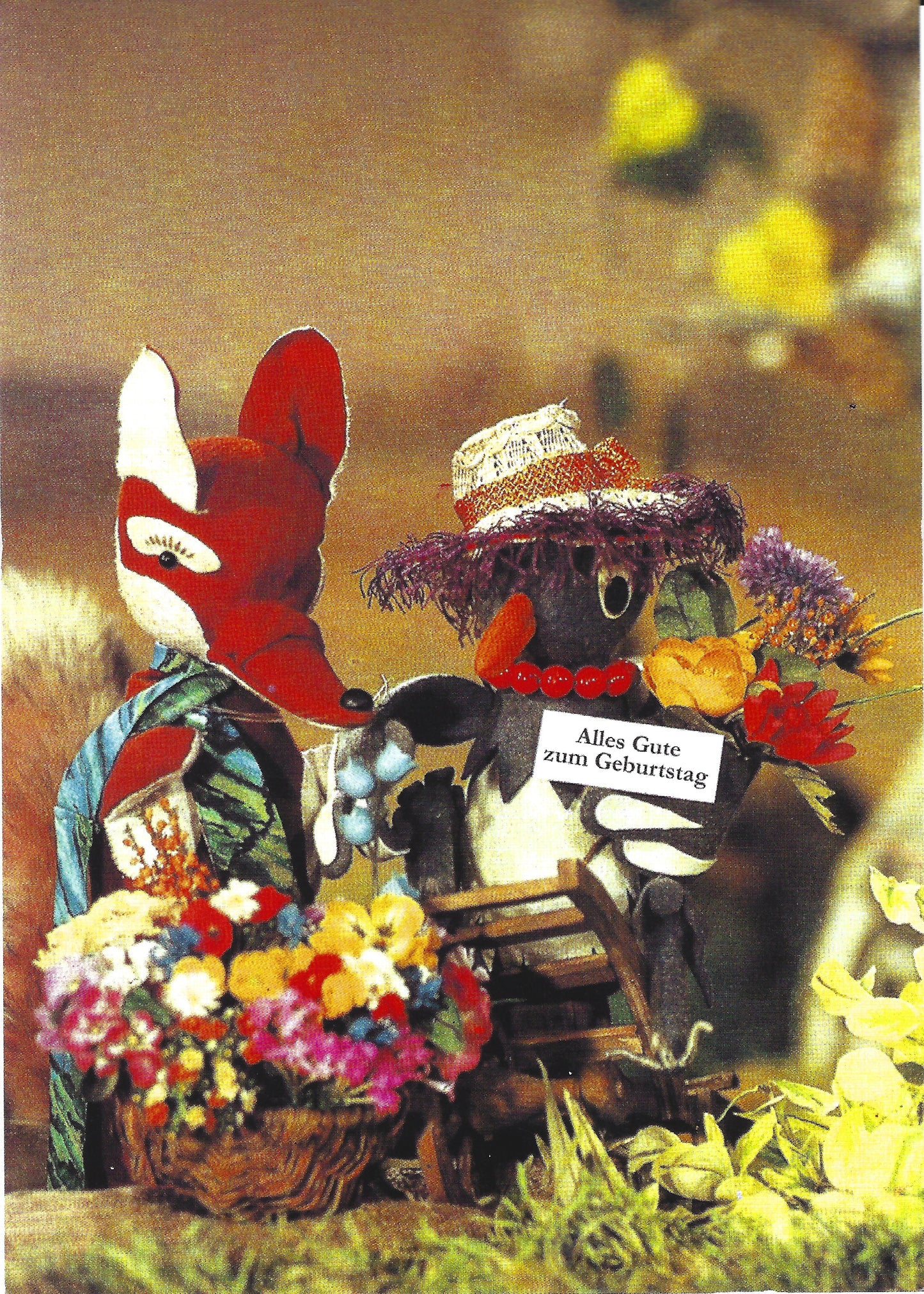 Postkarte Pittiplatsch und Freunde