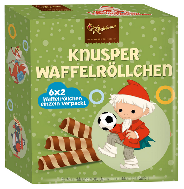 Knusper Waffelröllchen