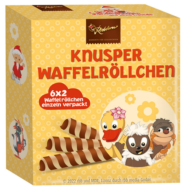 Knusper Waffelröllchen