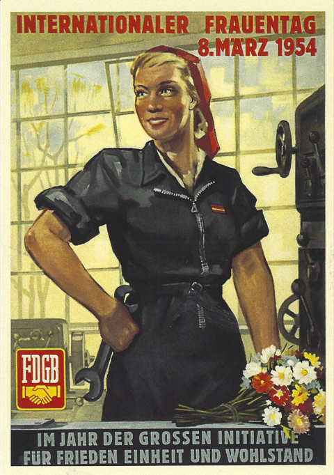 Postkarte"Internationaler Frauentag"
