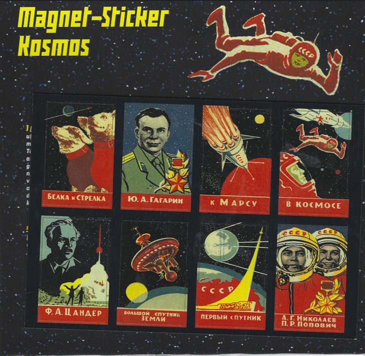 Magnet-Sticker Kosmos