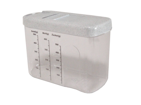 Schüttbox 0,8l mit Skala