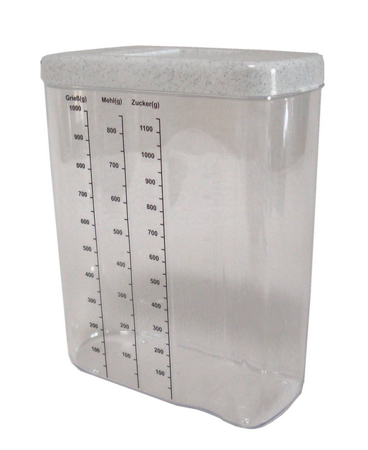 Schüttbox 1,4l mit Skala