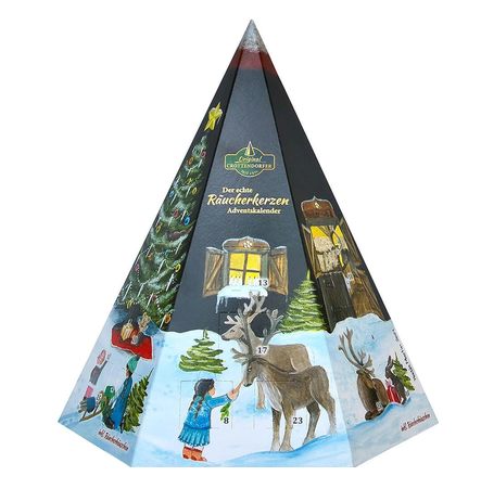 Crottendorfer Räucherkerzen Adventskalender Pyramide