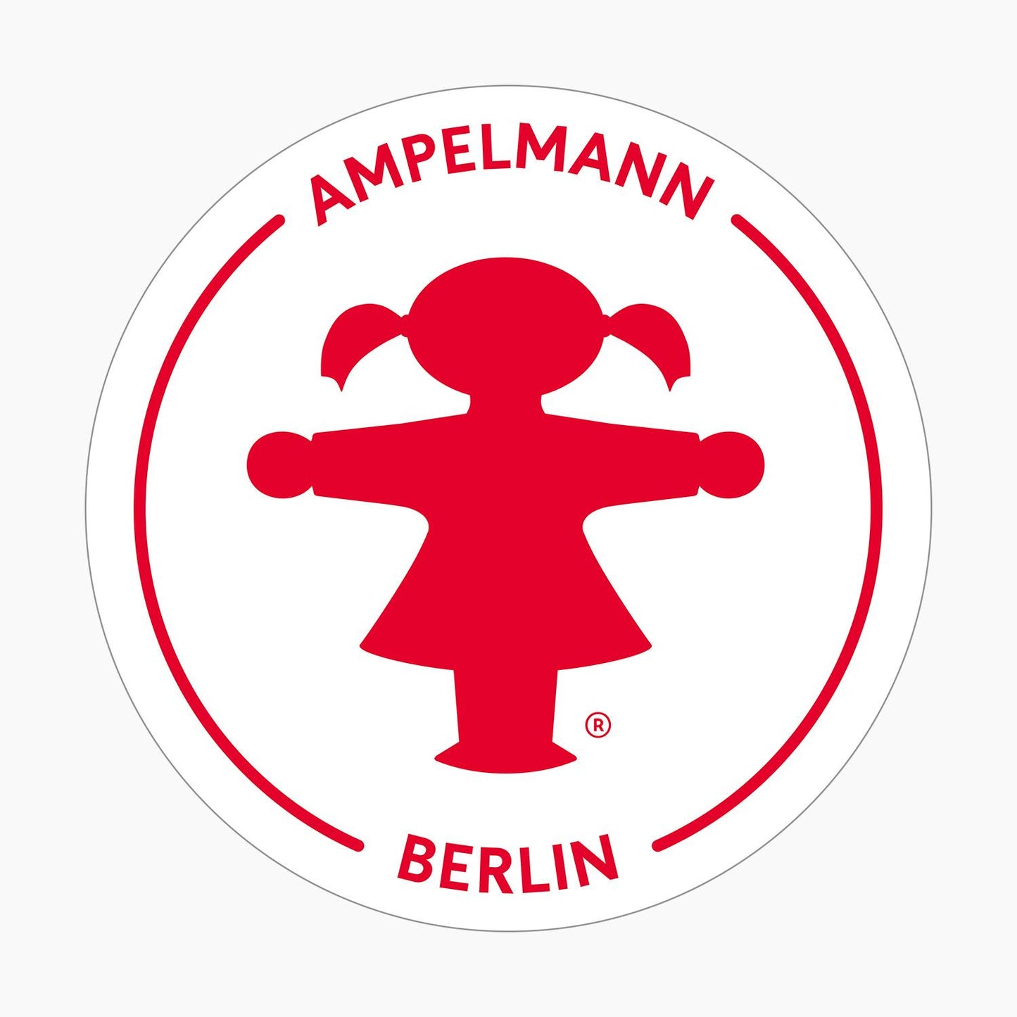 Wegweiser Ampelmann Aufkleber
