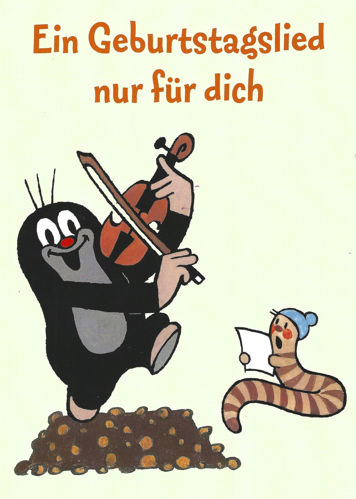 Postkarte Maulwurf