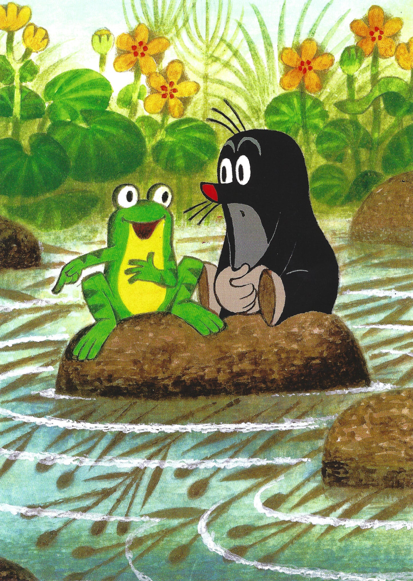 Postkarte Maulwurf