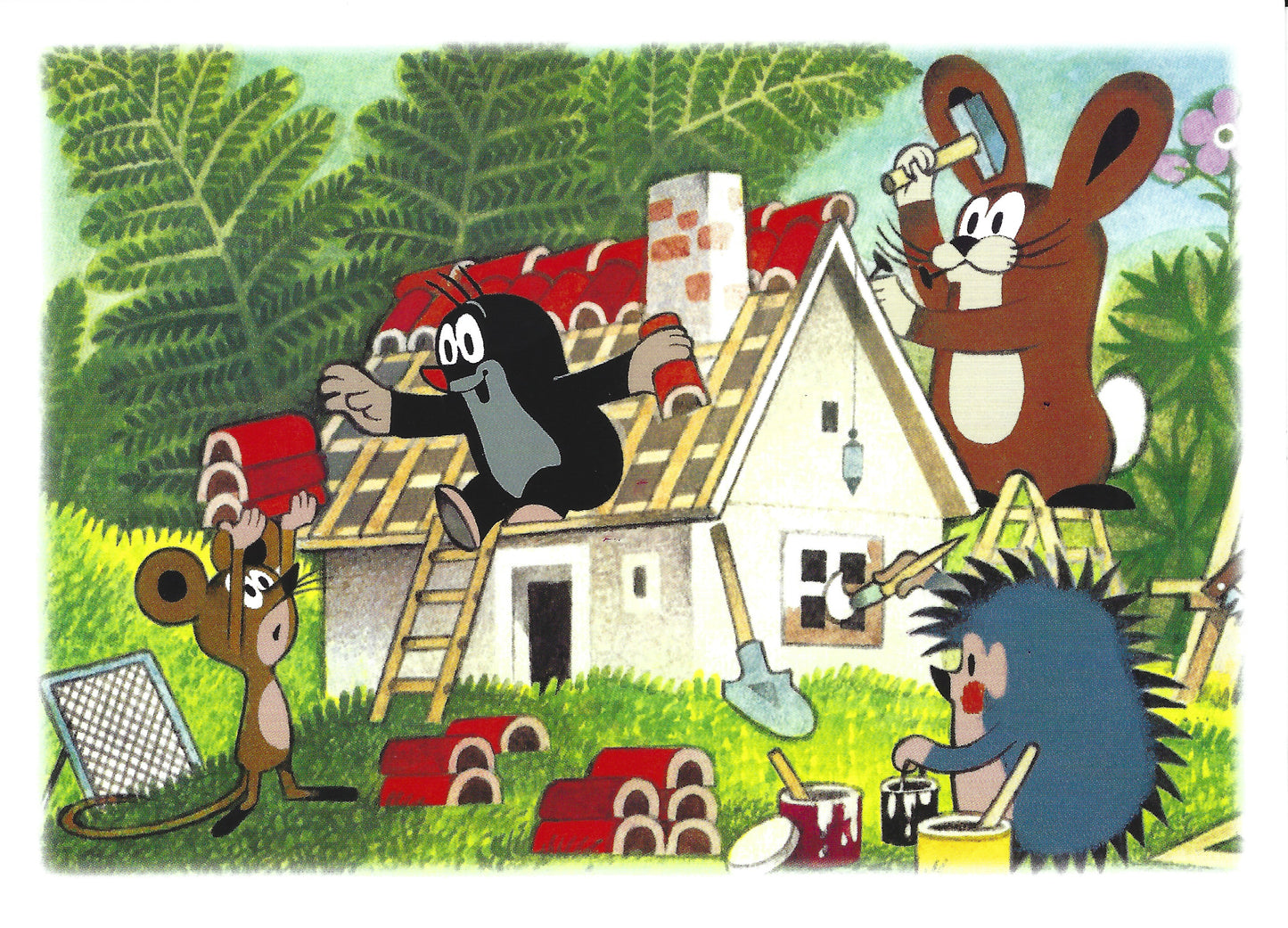 Postkarte Maulwurf