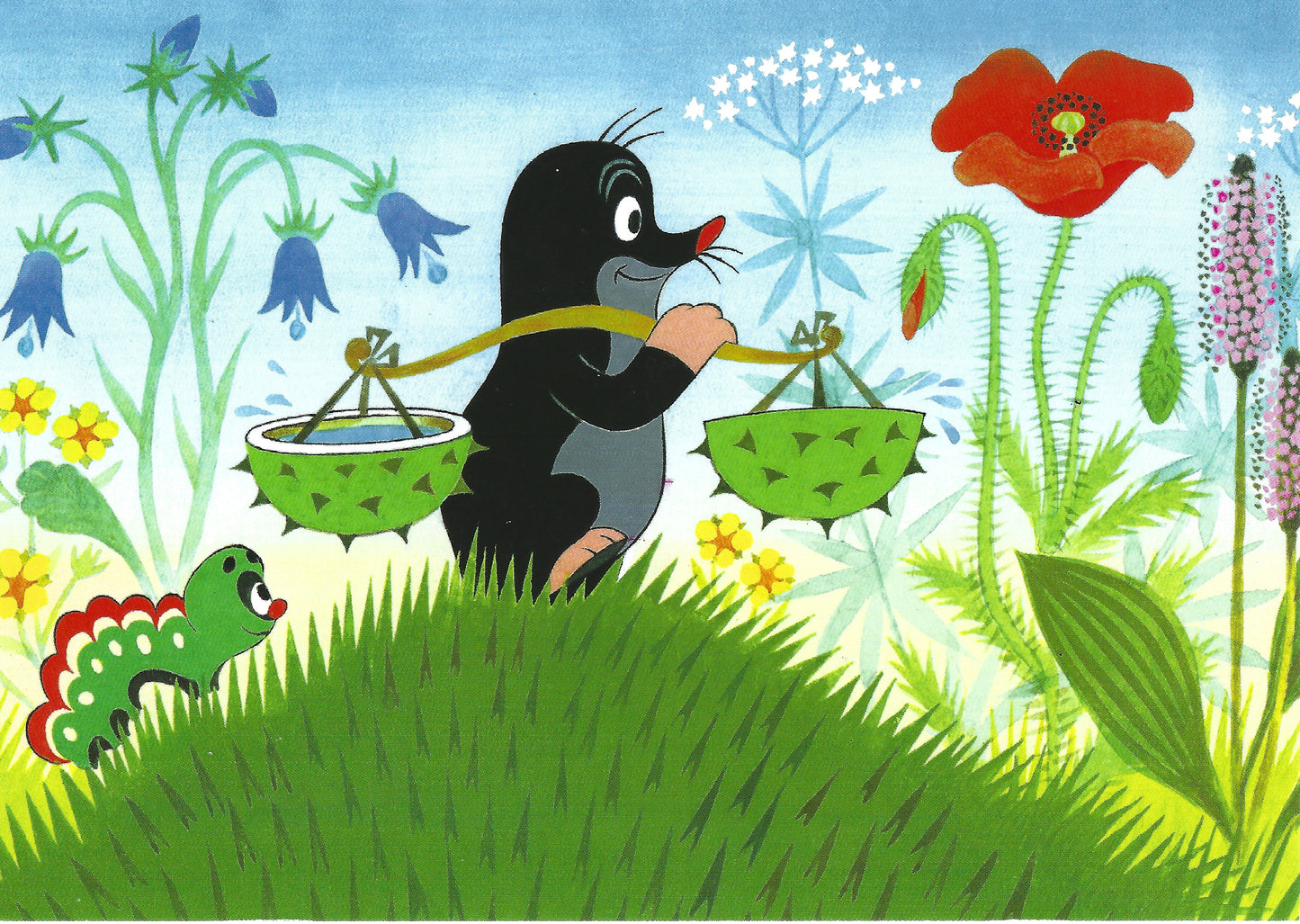 Postkarte Maulwurf