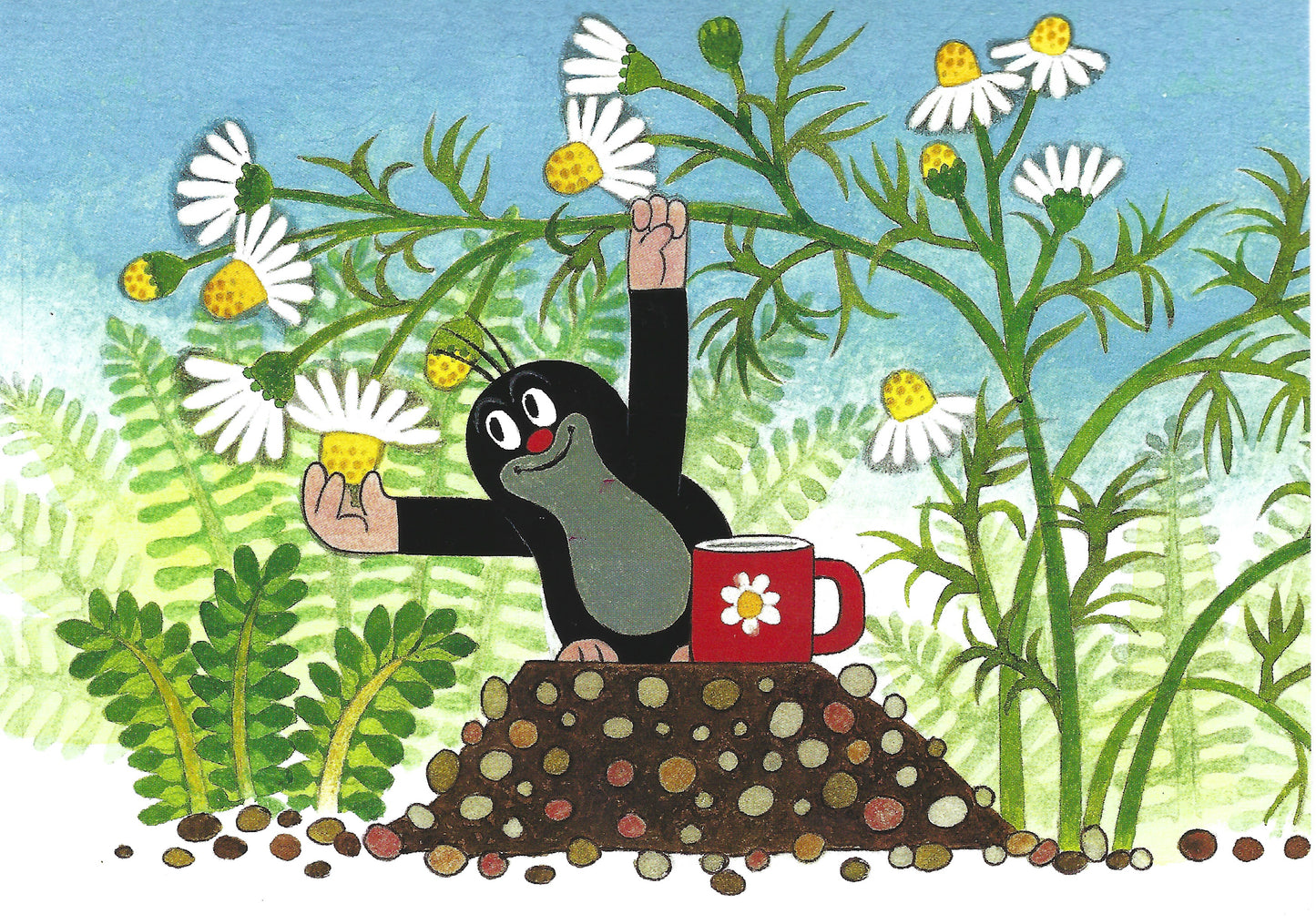 Postkarte Maulwurf