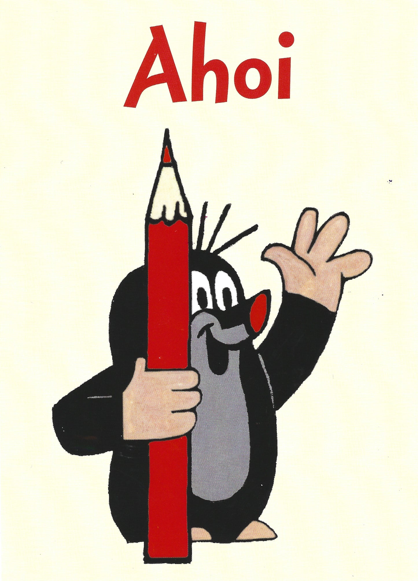 Postkarte Maulwurf