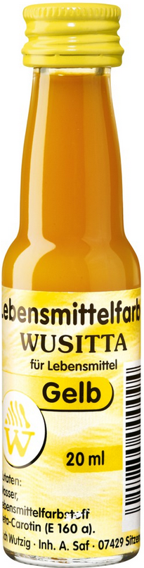 Wusitta-Lebenmittelfarbe Gelb