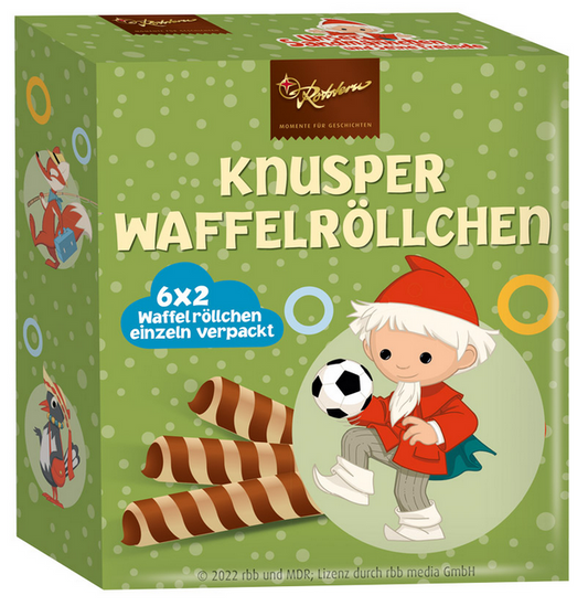 Knusper Waffelröllchen