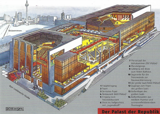 Postkarte"Palast der Republik"