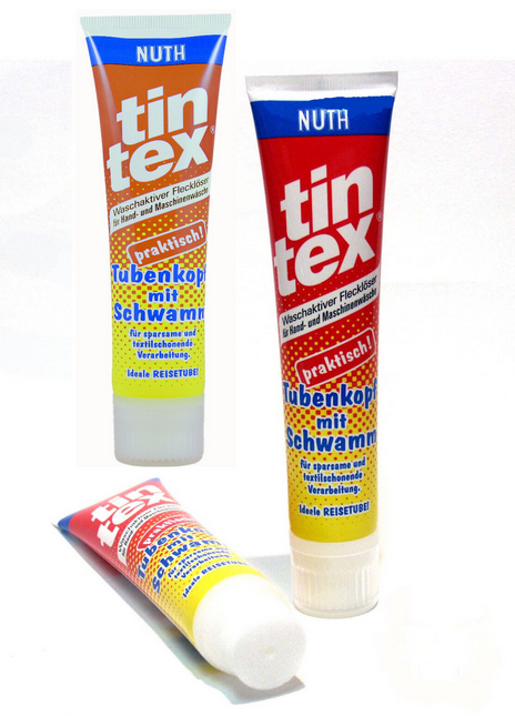 tin-tex Fleckenlöser in der Tube